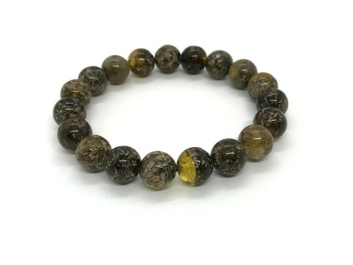 Bracelet ambre perles - , rondes