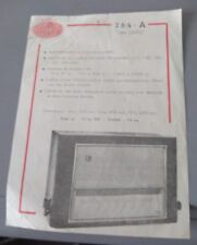 Prospectus 2 pages poste radio TSF Cristal Grandin 264 A Label années 50
