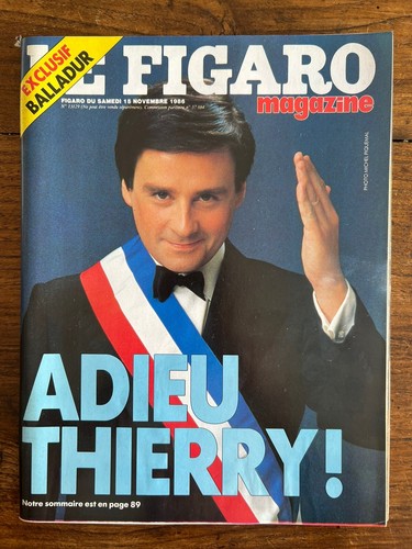 Figaro magazine nov 1986 - magazine,
