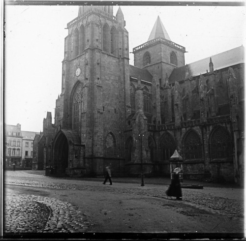 Treguier 1900 cathédrale - treguier, c.