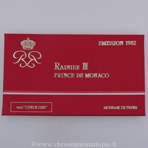 Monaco coffret fdc - coffret, 1982