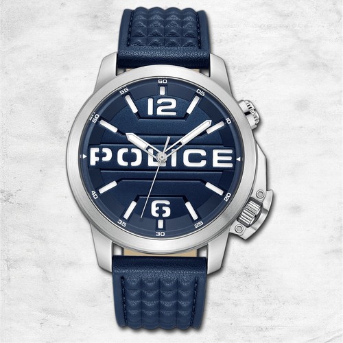Police cuir montre hommes - montre,