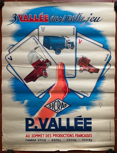 Affiche paul vallee scooter - paul,