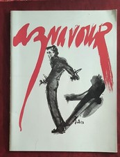 Charles  Aznavour programme de concert 1992 46pages  photos22X33cm