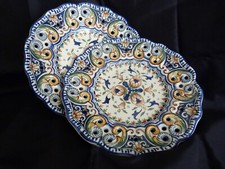 PAIRE D'ASSIETTES AJOUREES