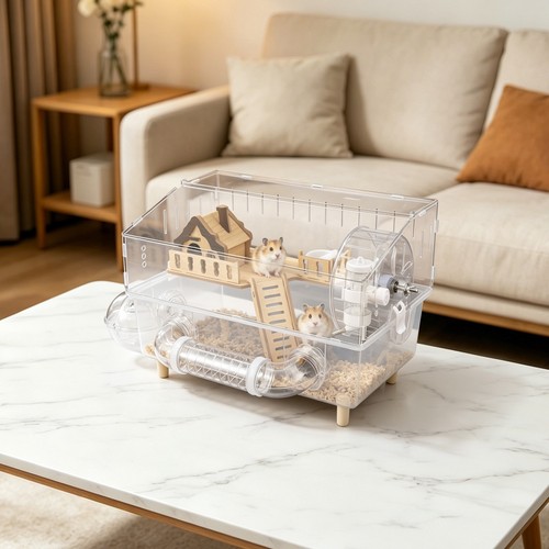 Floor hamster cage - hamster,