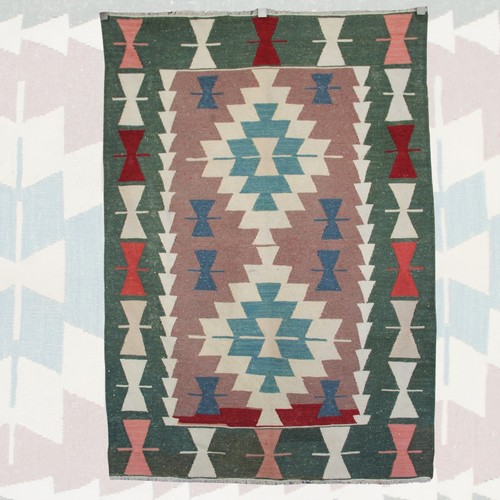 Kilim laine vintage - kilim,
