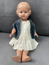 Jouet ancienne poupée Schildkrot Tortue 34 vêtements