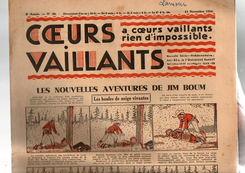 Coeurs vaillants 1934 - coeurs,