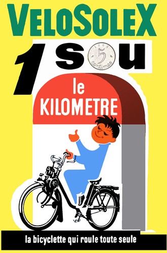 Rare carte postale solex - rare,