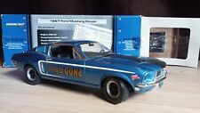 Greenlight Ford MUSTANG 2+2 1968 Fastback Jimbo's Pure Oil Go Gone 1/18