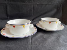 Soucoupe tasse à soupe Richard Ginori Clipper du Japon