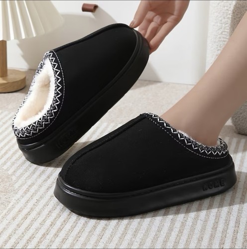 Chaussons confortable noir - chaussons,