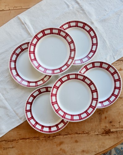 Assiettes plates badonviller - 6,