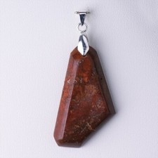 ★☆ OPALE CHOCOLAT AUVERGNE 40,84 CT - Pendentif argent - A24-281 ☆★