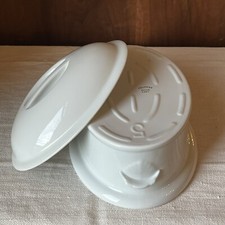 Pillivuyt Porcelain Baking Dish Large Oval Covered Casserole Tureen #5