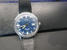 montre Kelton mécanique homme vintage fonctionne,guichet,D 35mm