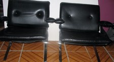Fauteuils jocker cuir - cuir, tbe