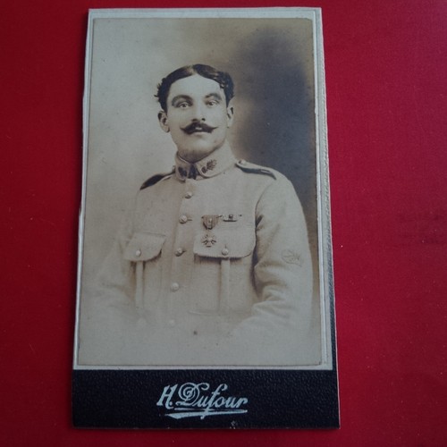 Photo cdv soldat militaria - soldat,