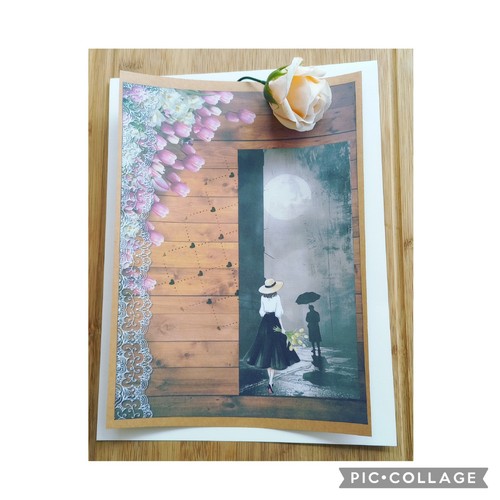 Art collage fait main - art,