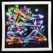 SOKLAK signée print LSDREAM 10ex + sticker Banksy,Shepard Fairey,hopare,jonone