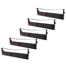 5 Rubans encreur pour Tally Genicom MT420 MT360 MT350 MT340 MT330 MT230 noir
