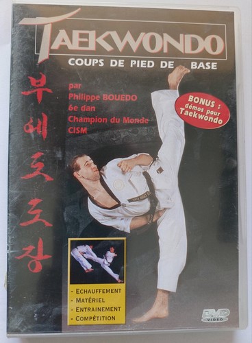 Dvd taekwondo coups de peid - dvd,