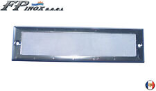 Grille Aération Rectangulaire 212mm x 57mm inox Epaisseur 0.8mm
