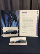 Rare Communiqué De Presse 1980’s GUTMANN PEUGEOT 605 Royal Look