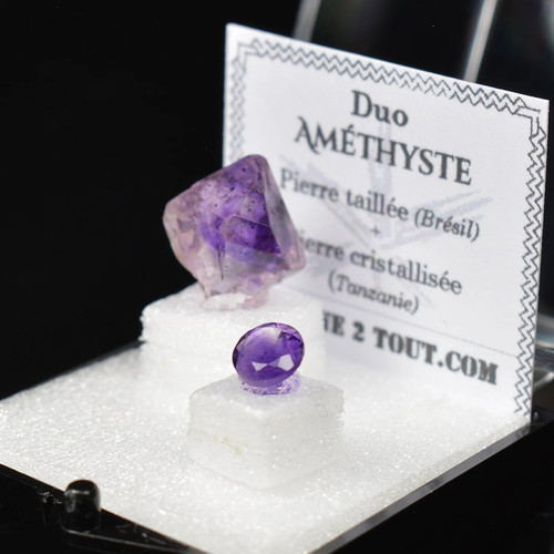 Amethyste duo pierre - duo,