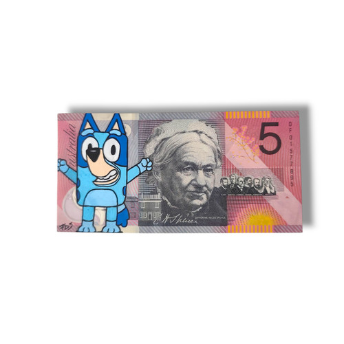 Peinture originale bluey - originale,
