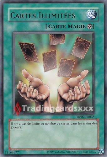 Cartes illimitées - yu-gi-oh!,