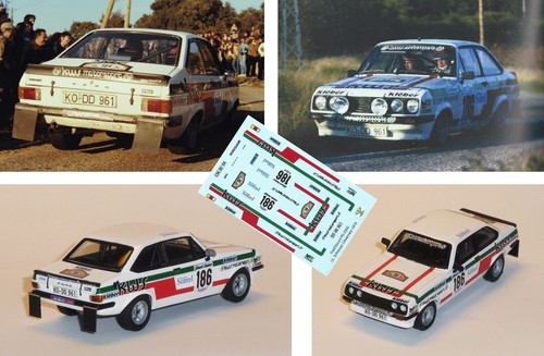 Decals ford escort - decals, 1/43