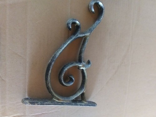 Vintage bronze flower basket - vintage,