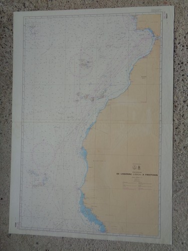 Carte marine shom de - /,