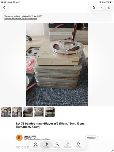 Lot bandes son magnetique - lot, 4