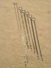 7 anciennes chaines de montres chaines différentes  horlogerie commerce