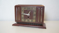 superbe rare horloge jaz fantic french art déco clock bakelite 1930's