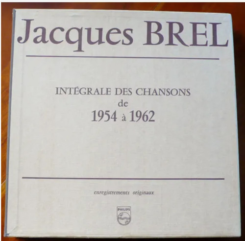 Coffret vinyles 33t jacques - vinyles,