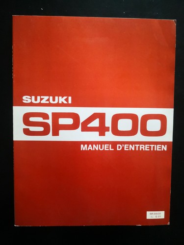 Manuel entretien suzuki - manuel,