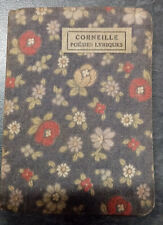 Corneille, poésies lyriques