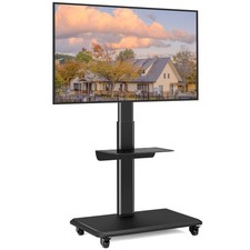 Support TV Roulette avec