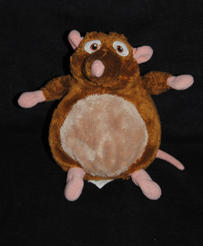 Peluche doudou rat emile - rat,
