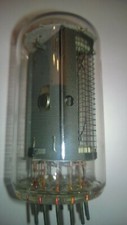 Nixie tube ZM1049 / ZM1047 TESLA NOS - Letters T F S N Z Y G H M X - ZM1040 size