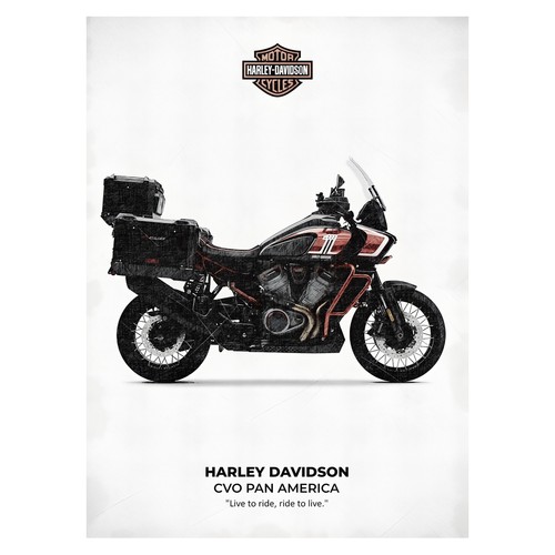 Affiche moto - de,