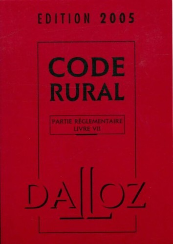 Code rural 2005 - :, partie