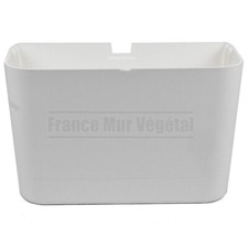 Bac Réservoir Flowall Blanc 20L 42x25x20cm (pour kit mur végétal Flowall)