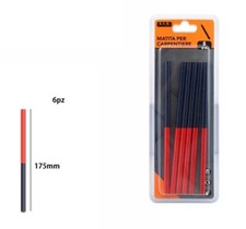 Ensemble De 6 Stylos Crayons Pour Menuisier Artisan Charpentier Longueur 17,5cm