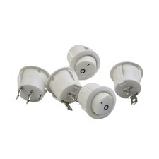 Interrupteurs à bascule pratiques borne 6A250V caravane camping-car ON-OFF rond