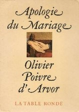 Apologie du mariage - Poivre